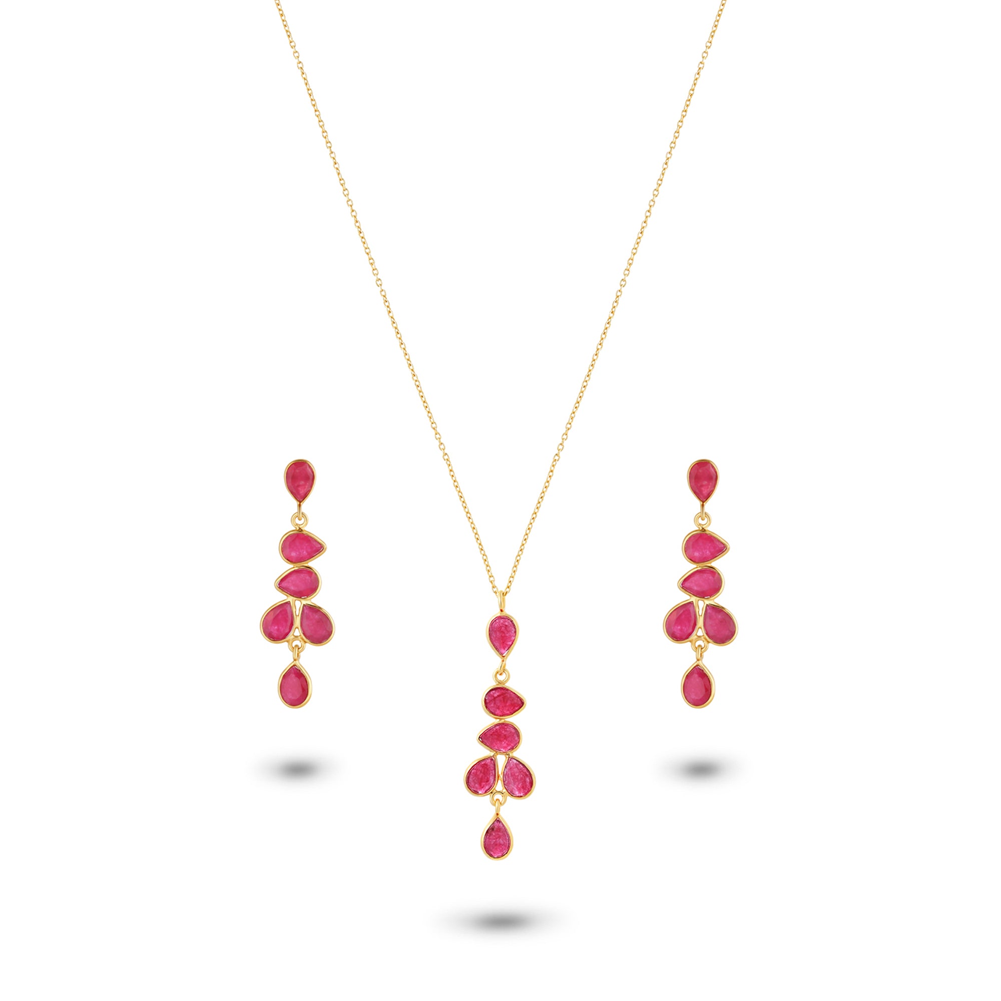 The Cherry Vine Pendant Set