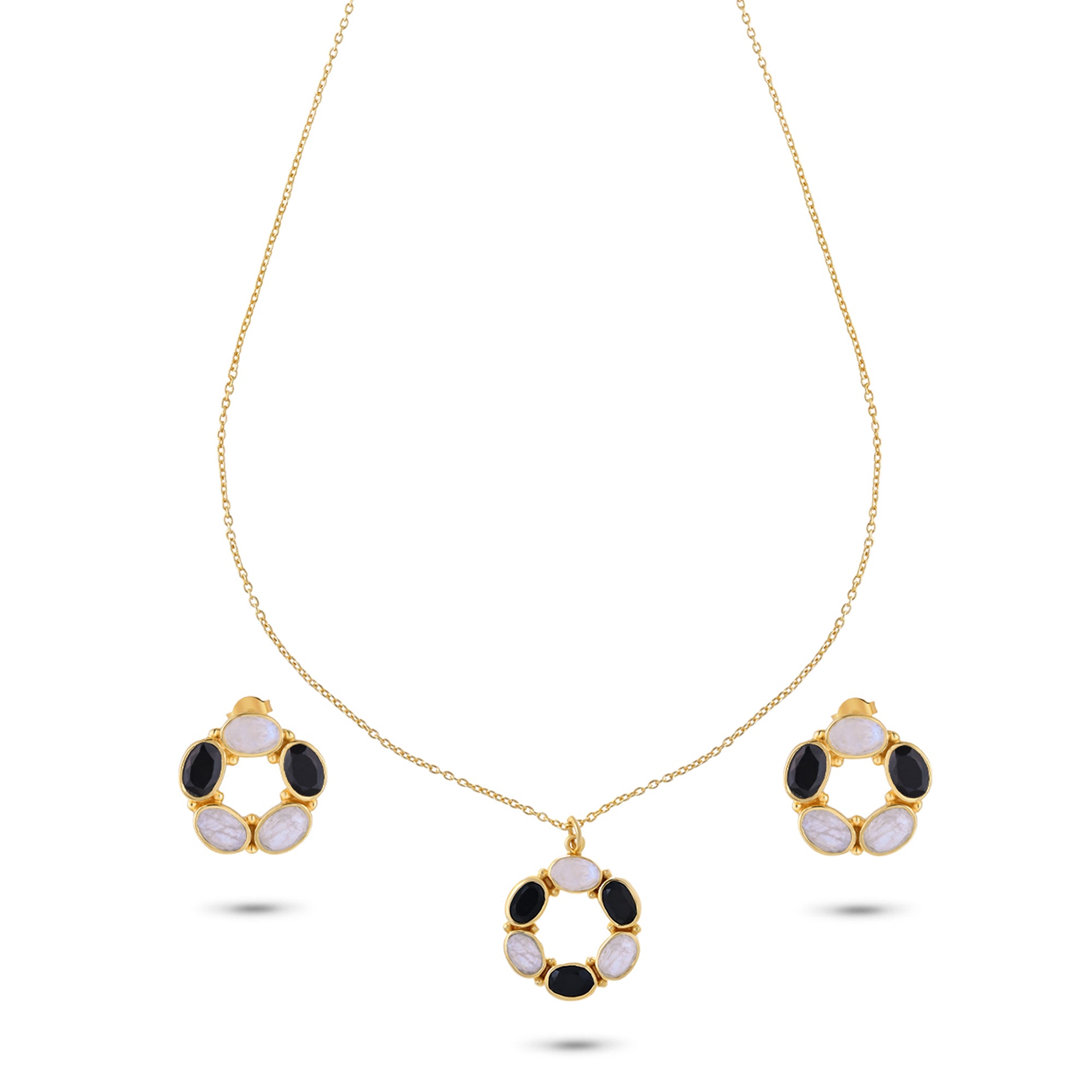 The Midnight Frost Pendant Set