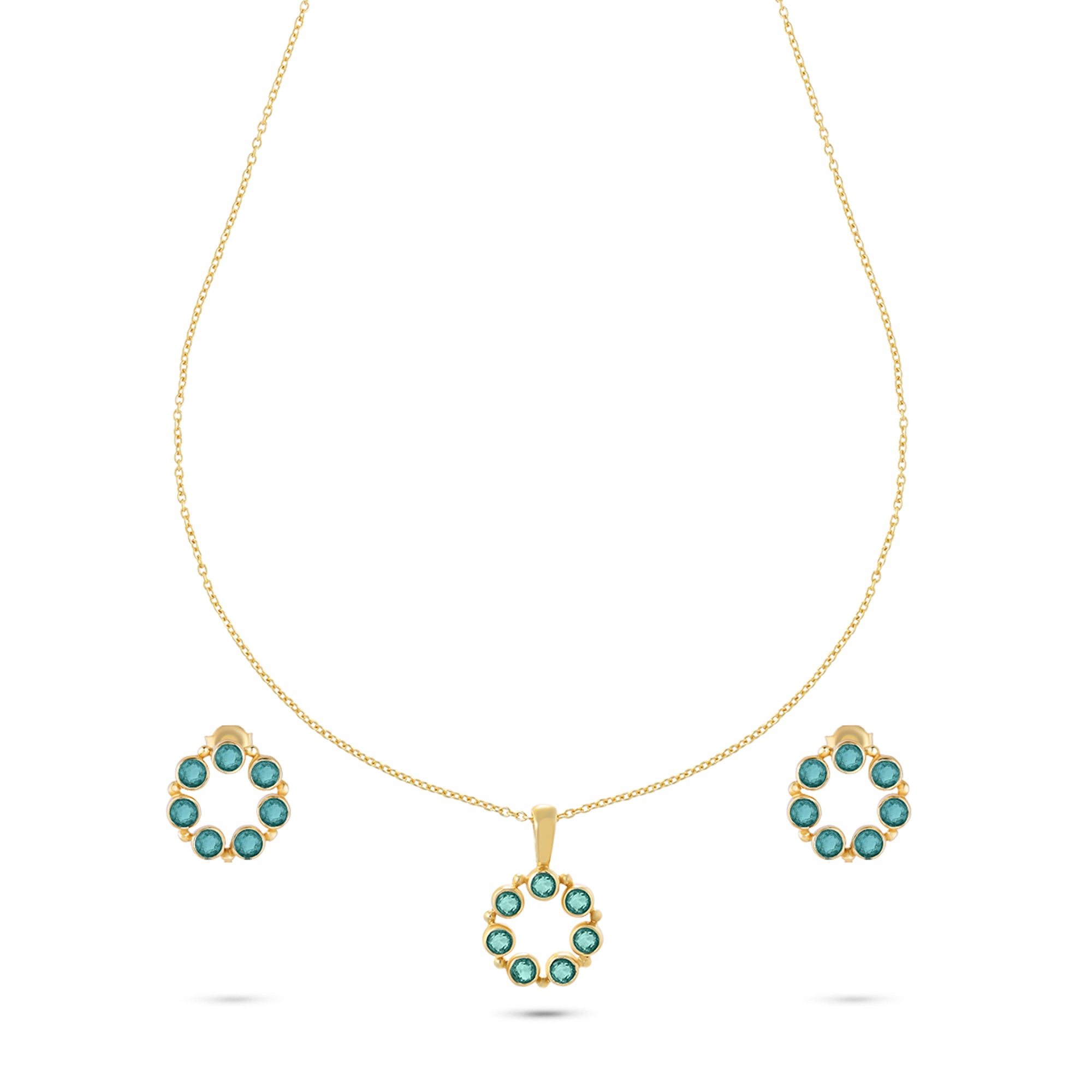 The Jade Loop Pendant Set