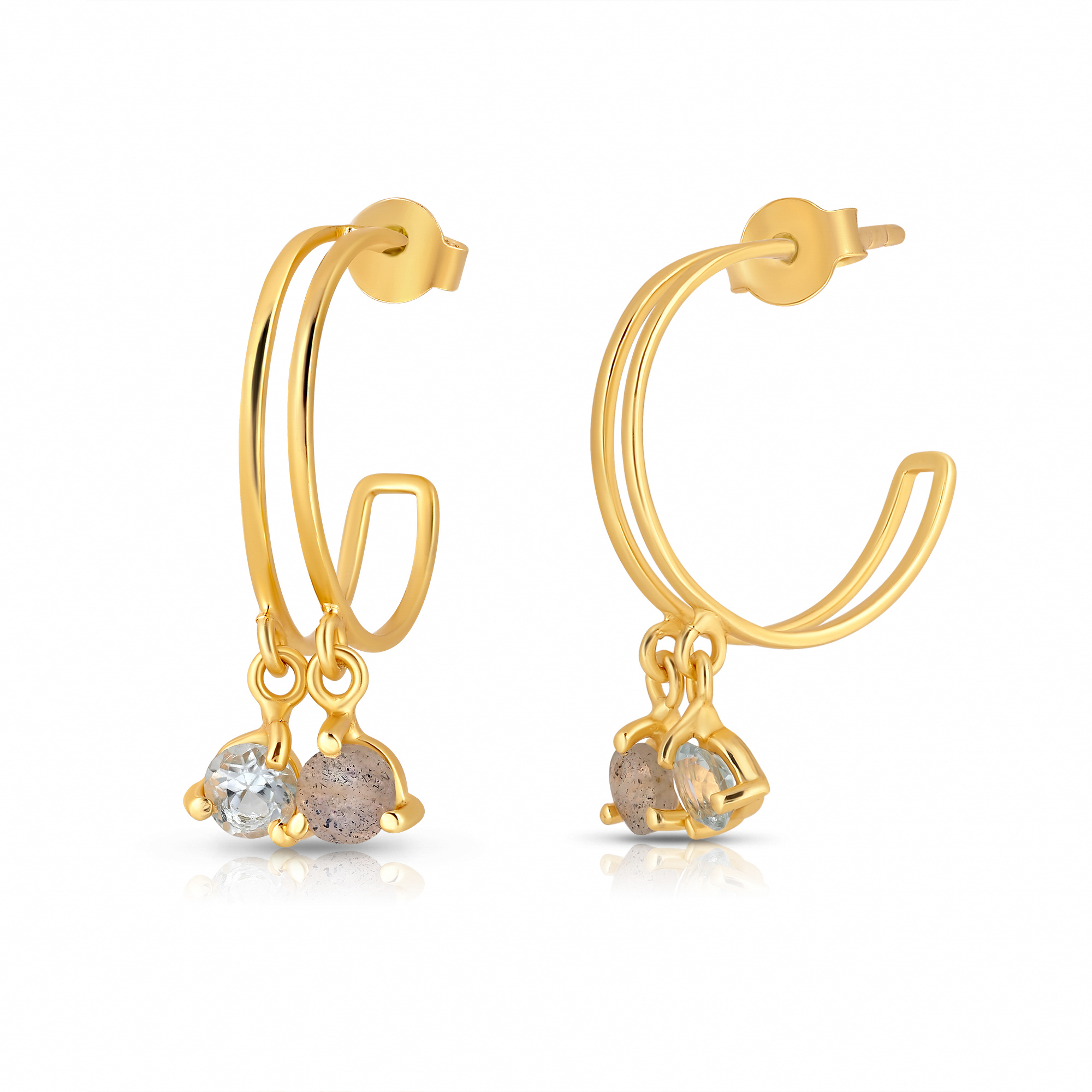 The Ocean Mirage Hoops Earrings