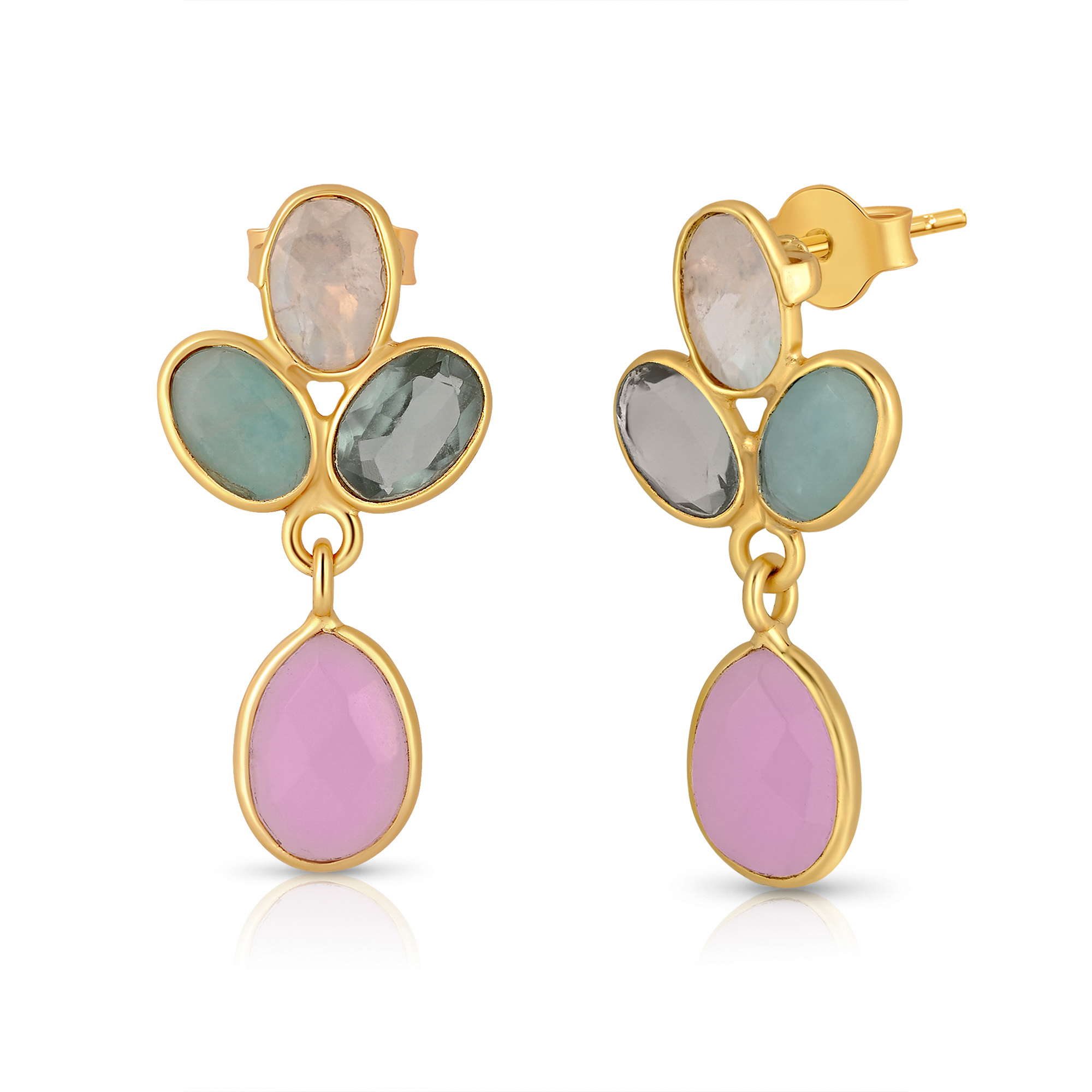 The Pastel Bloom Drop Earrings