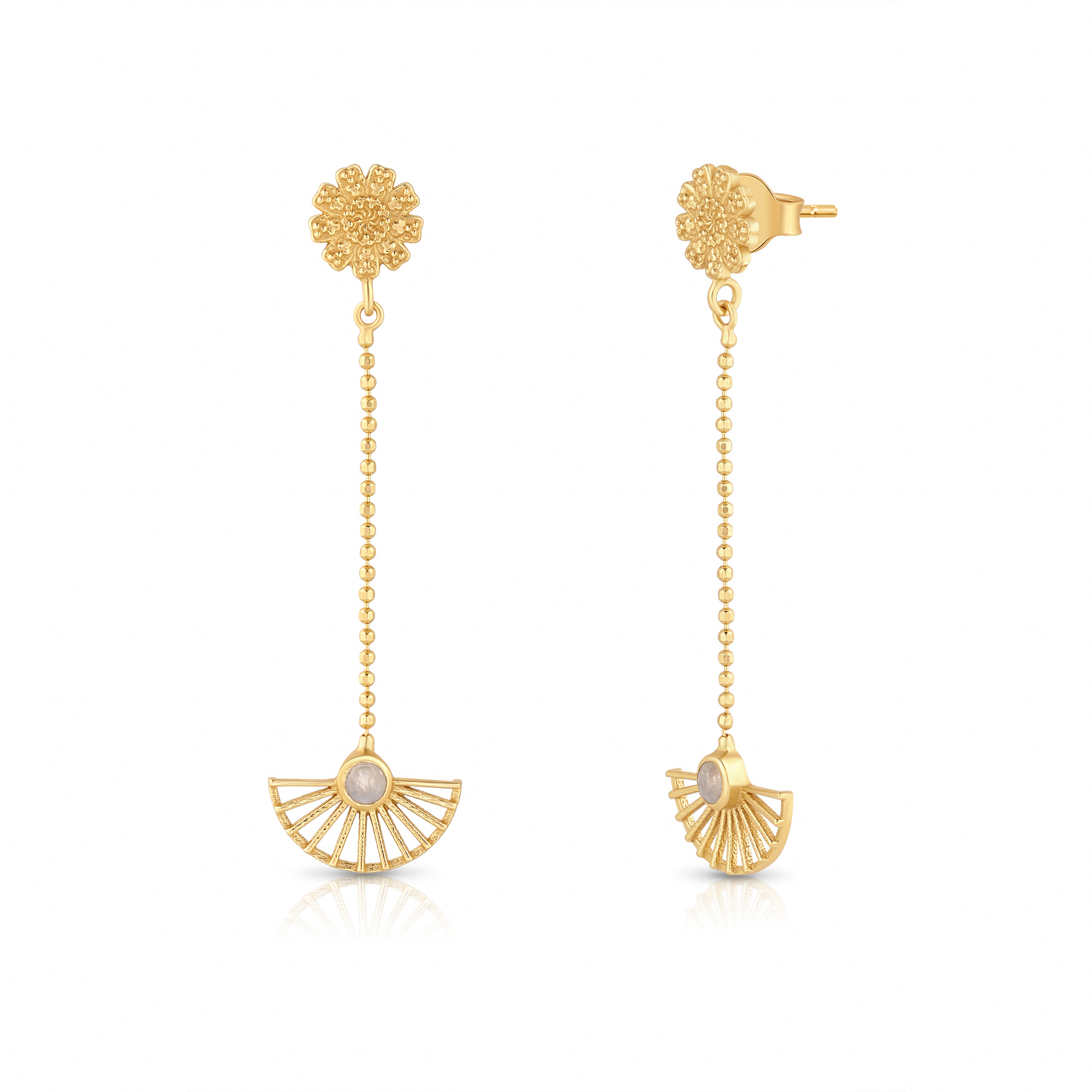 The Sundrop Silhouette Drop Earrings