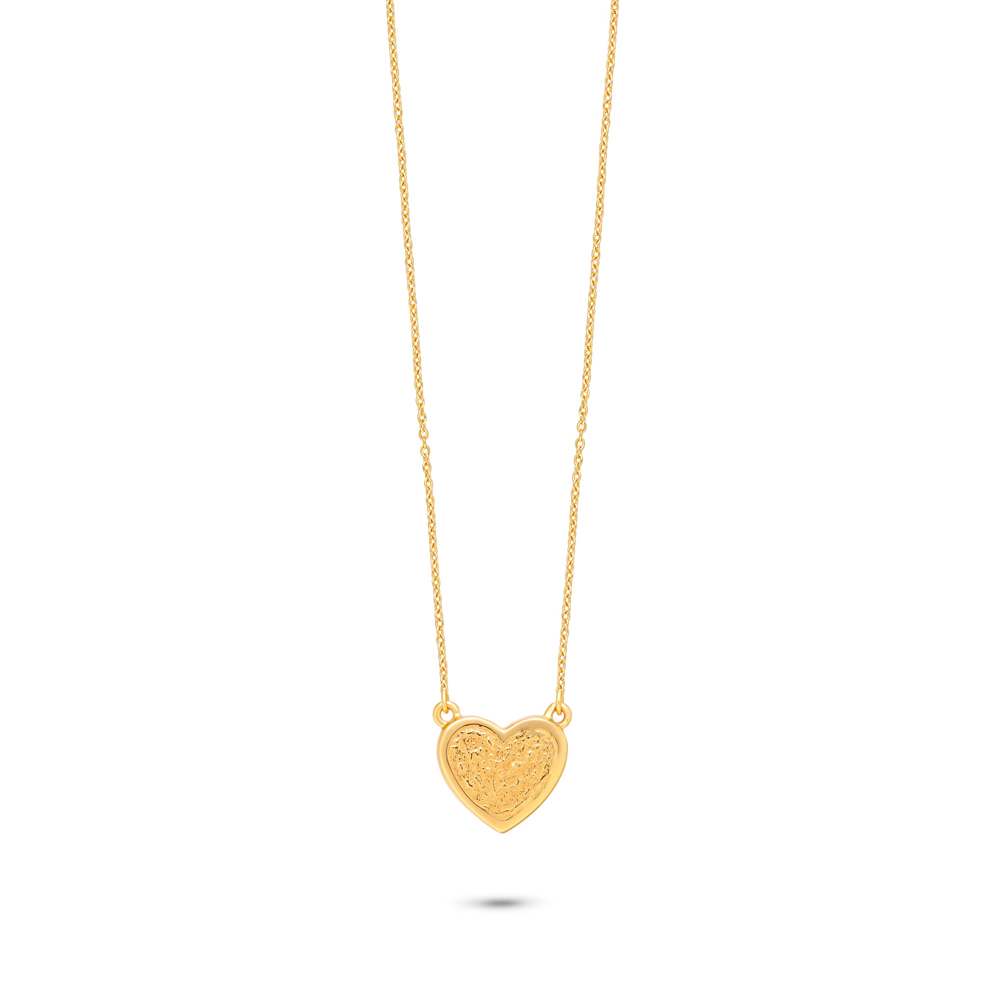 The Golden Heart Beat Pendant