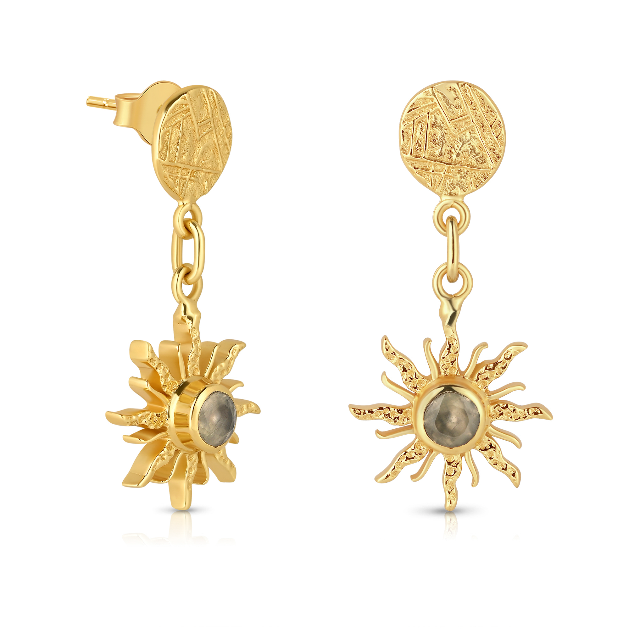 The Sunflower Glow Drop Earrings