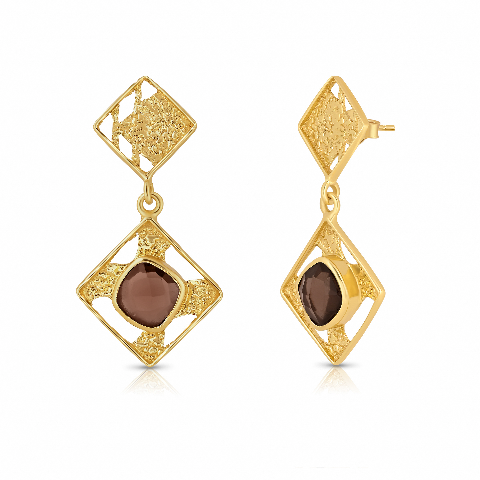 The Mahogany Mirage Drop Earrings