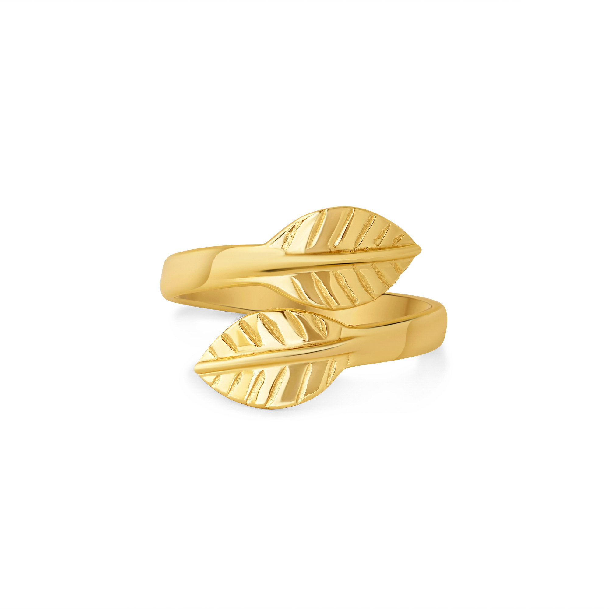The Duet Leaf Ring