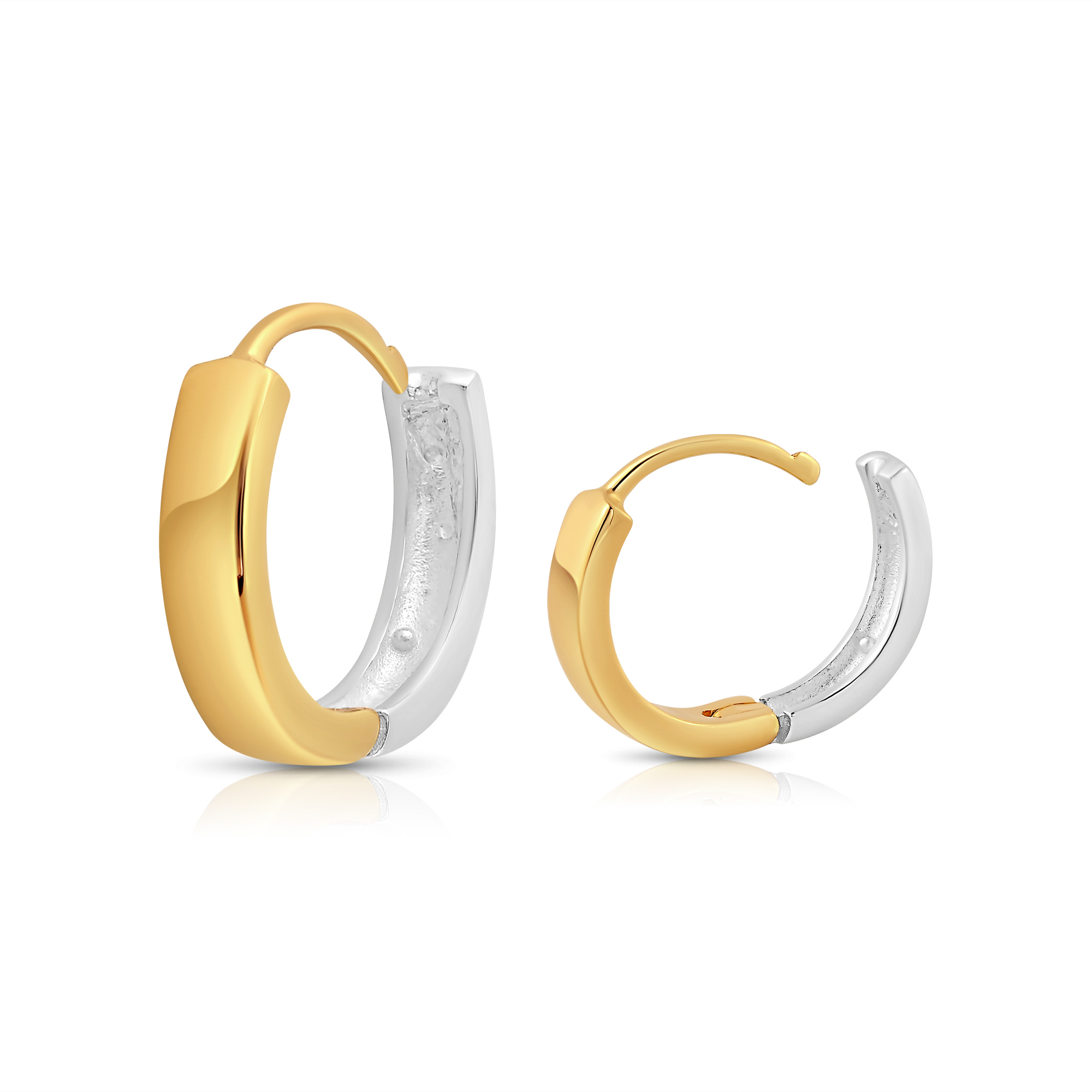 The Luna Dual Hoops
