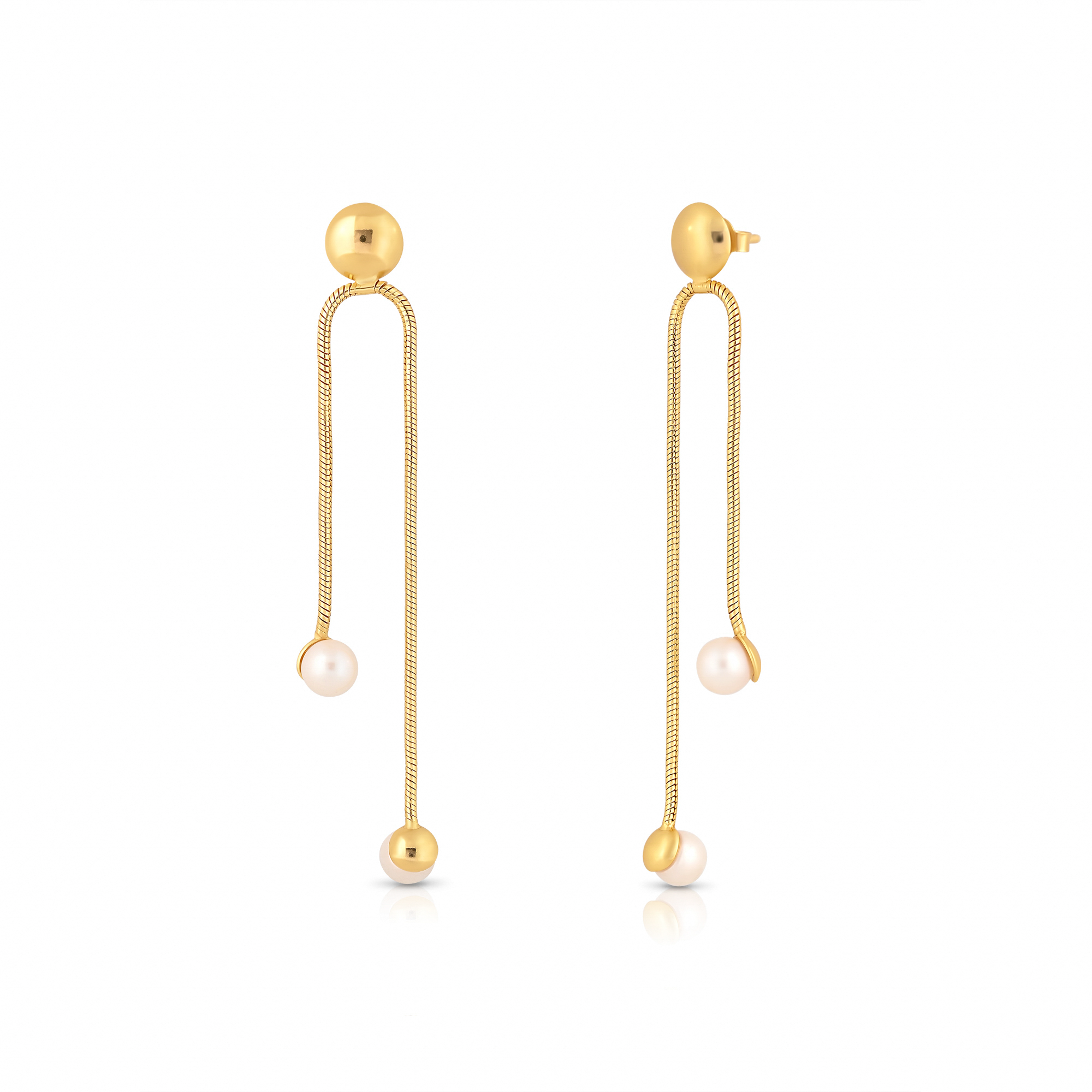 The Elaara Pearl Drop Danglers