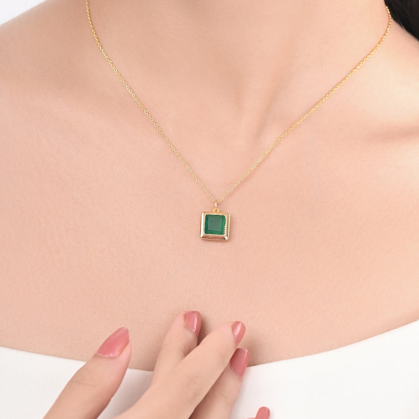 The Square Charm Pendant