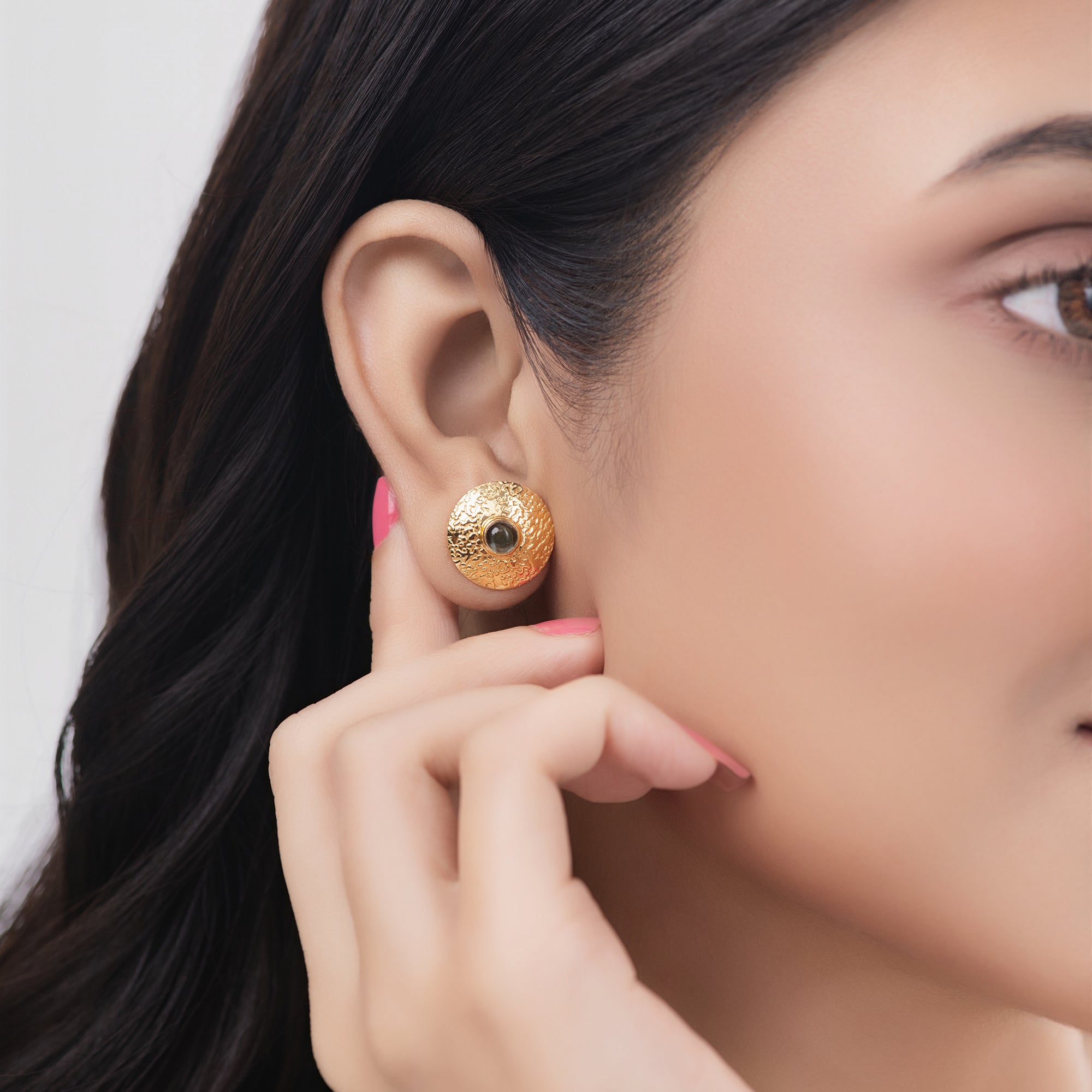 The Fern Dew Stud Earrings