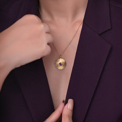 The Violet Sun Pendant