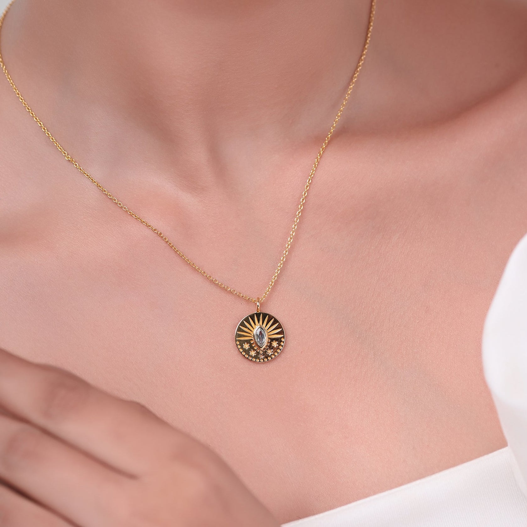 The Aurora Coin Pendant