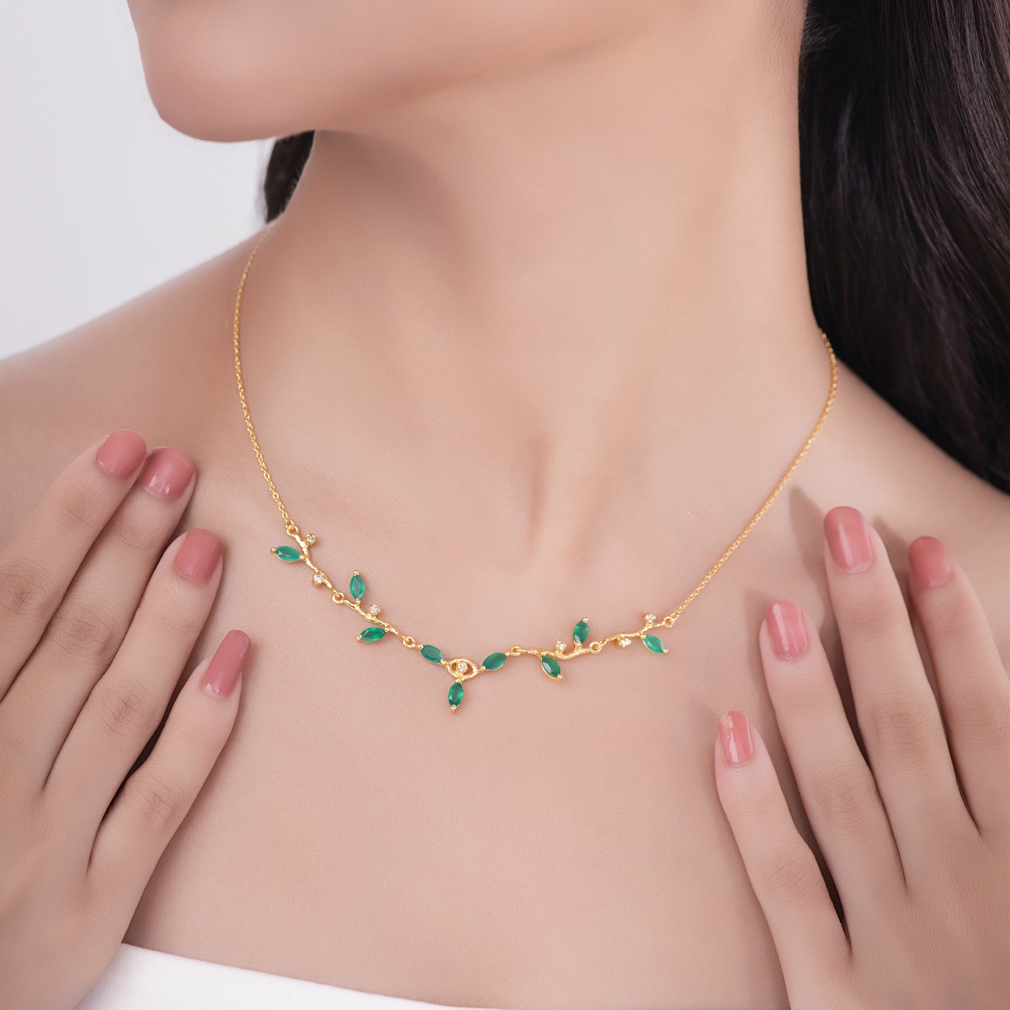 The Golden Reindeer Necklace