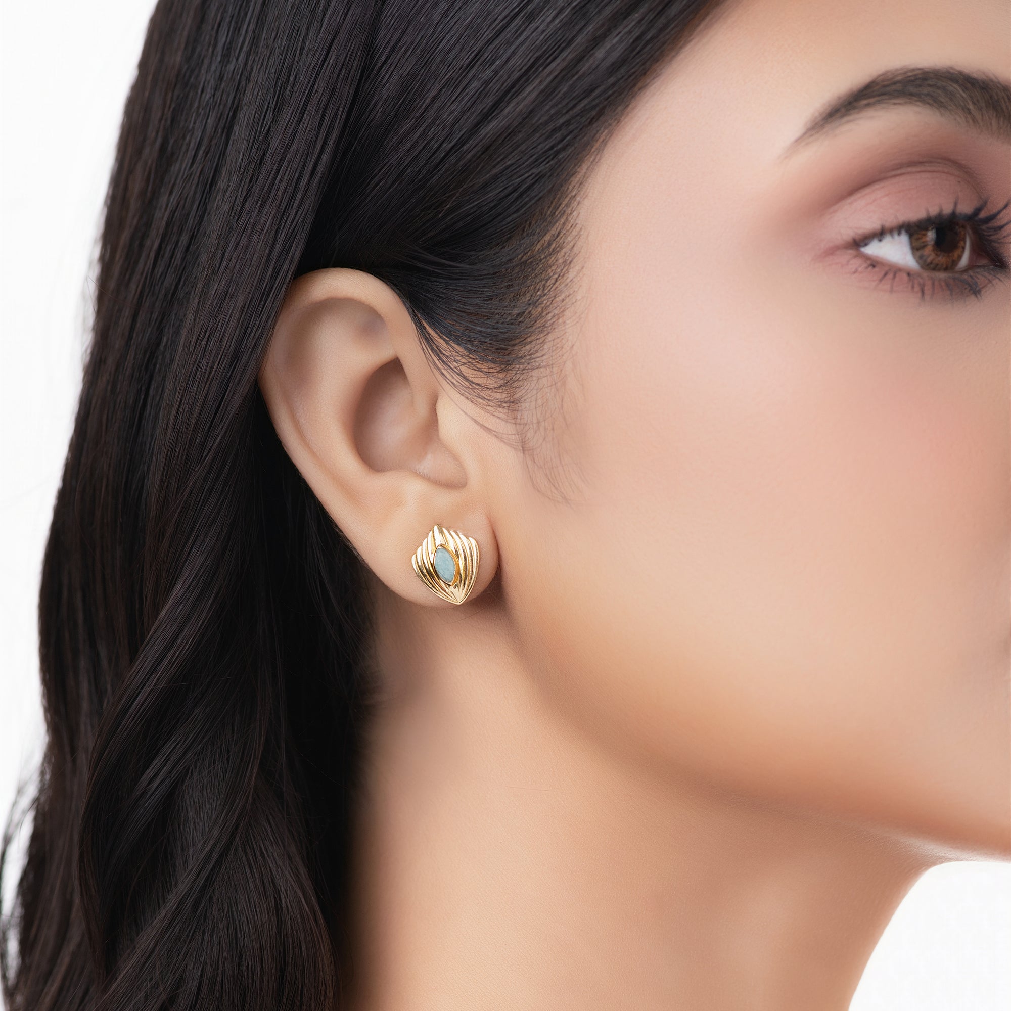 The Mint Blossom Stud Earrings