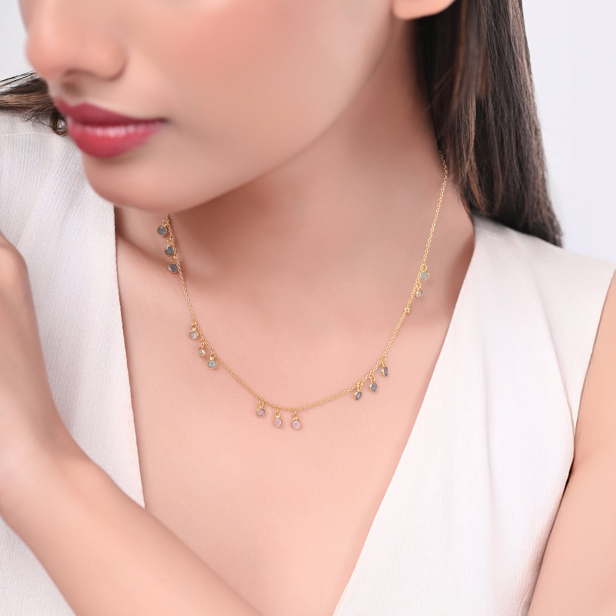 The Sea Breeze Blush Chain