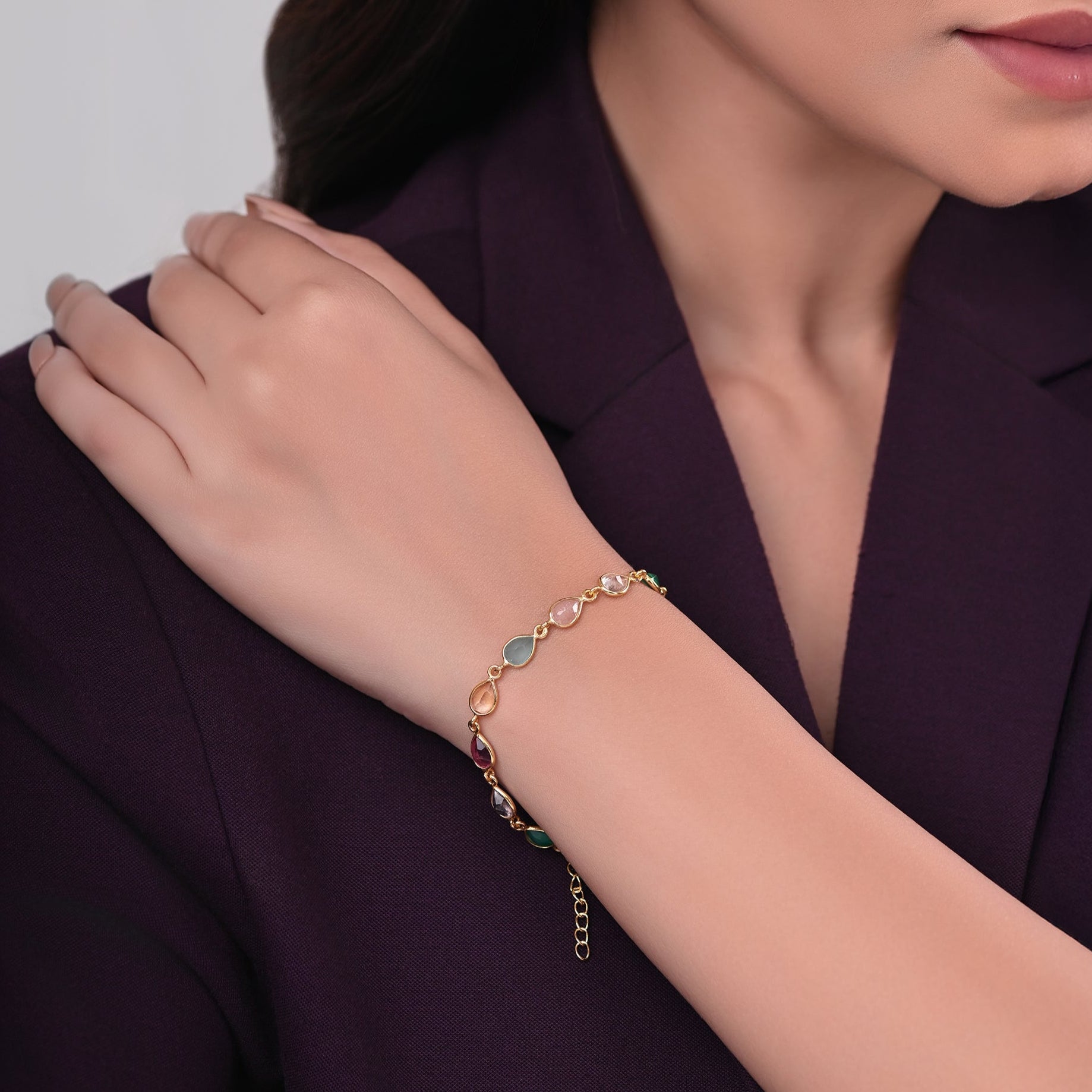 The Rainbow Cascade Bracelet