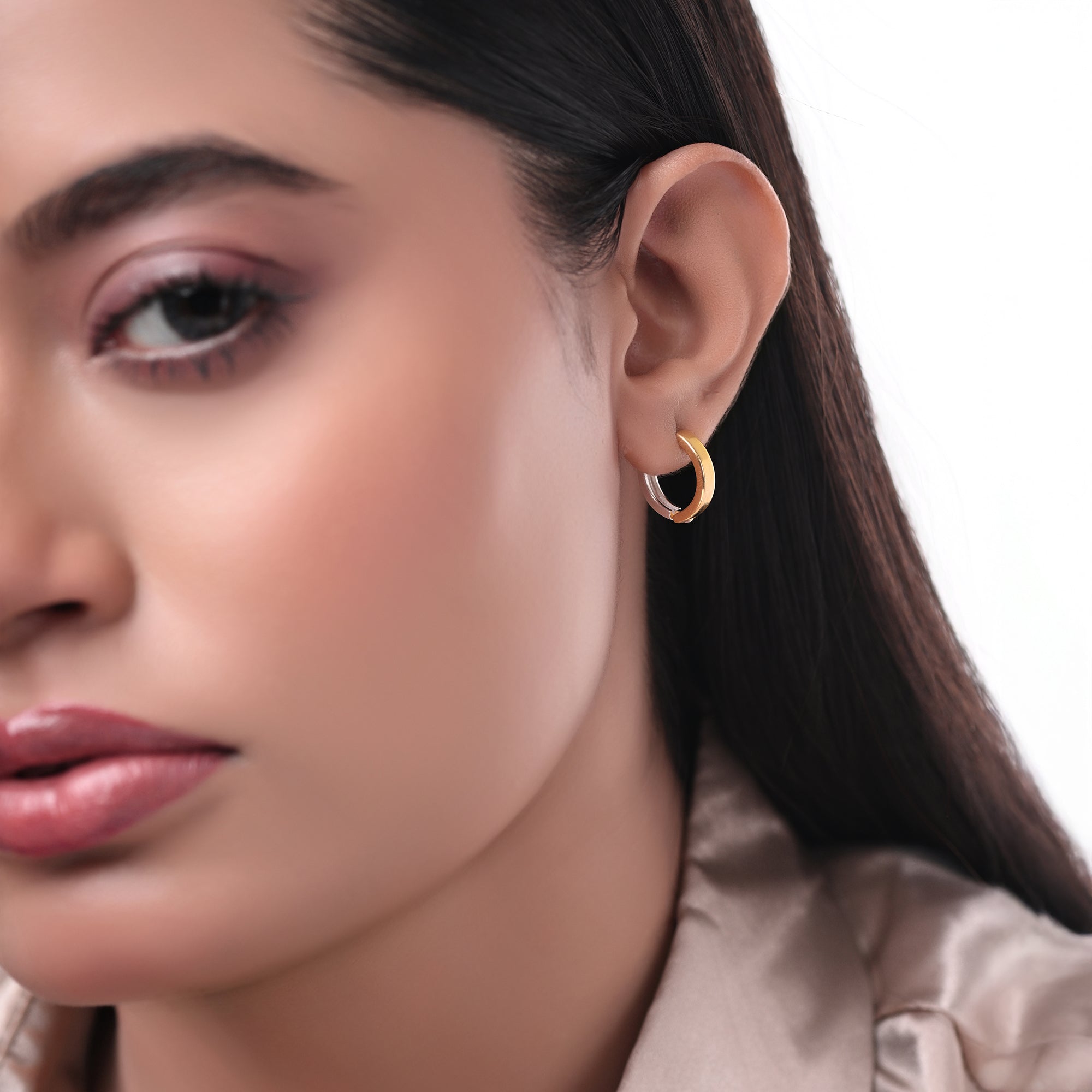 The Luna Dual Hoops