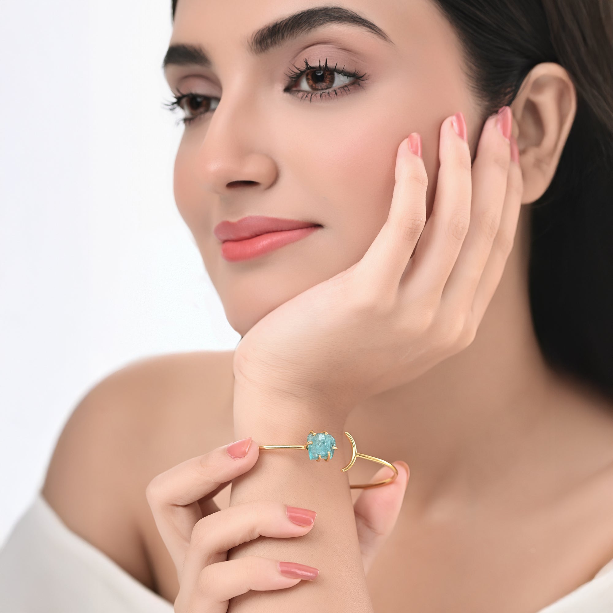 The Tranquil Blue Cuff Bracelet