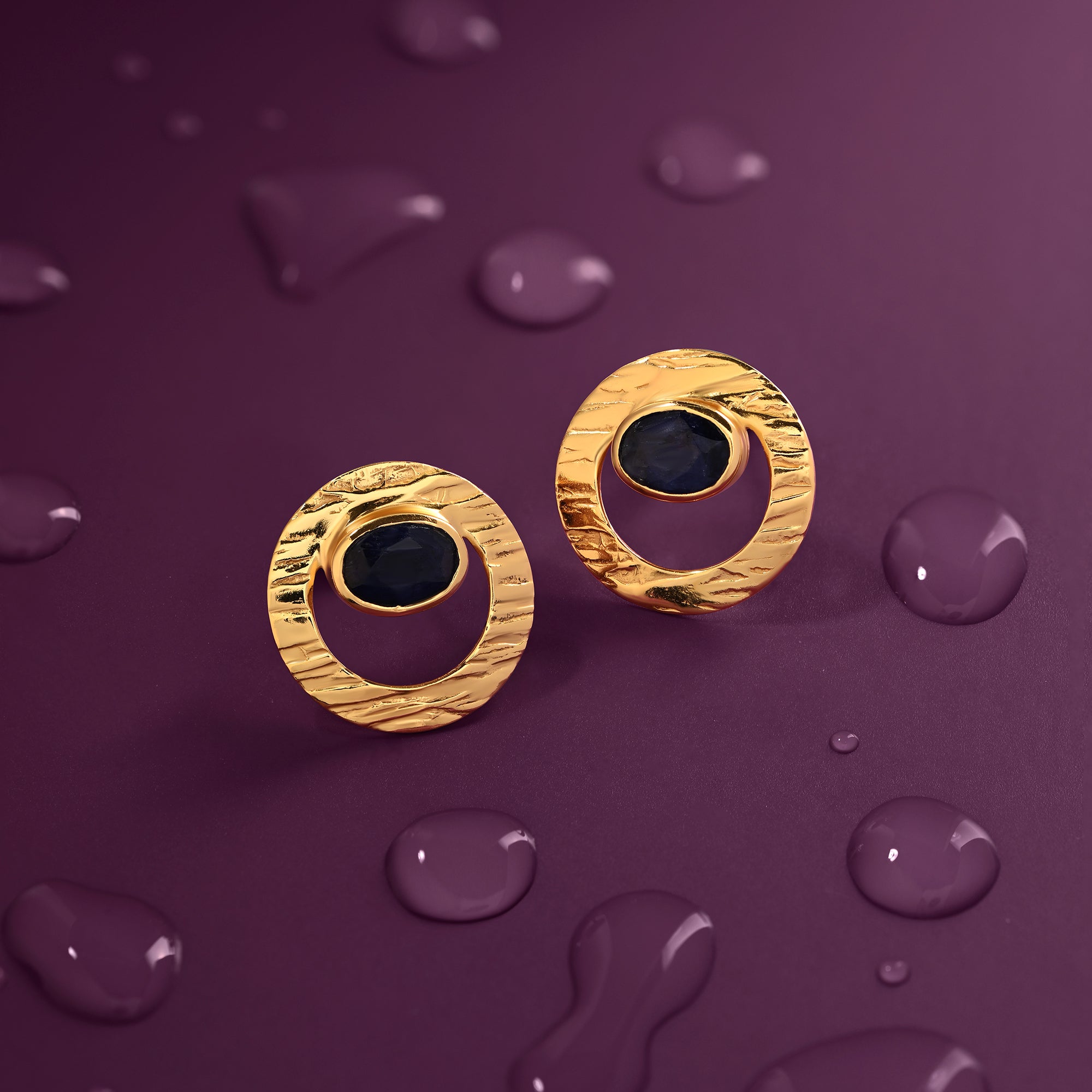 Midnight Serenade Stud Earrings