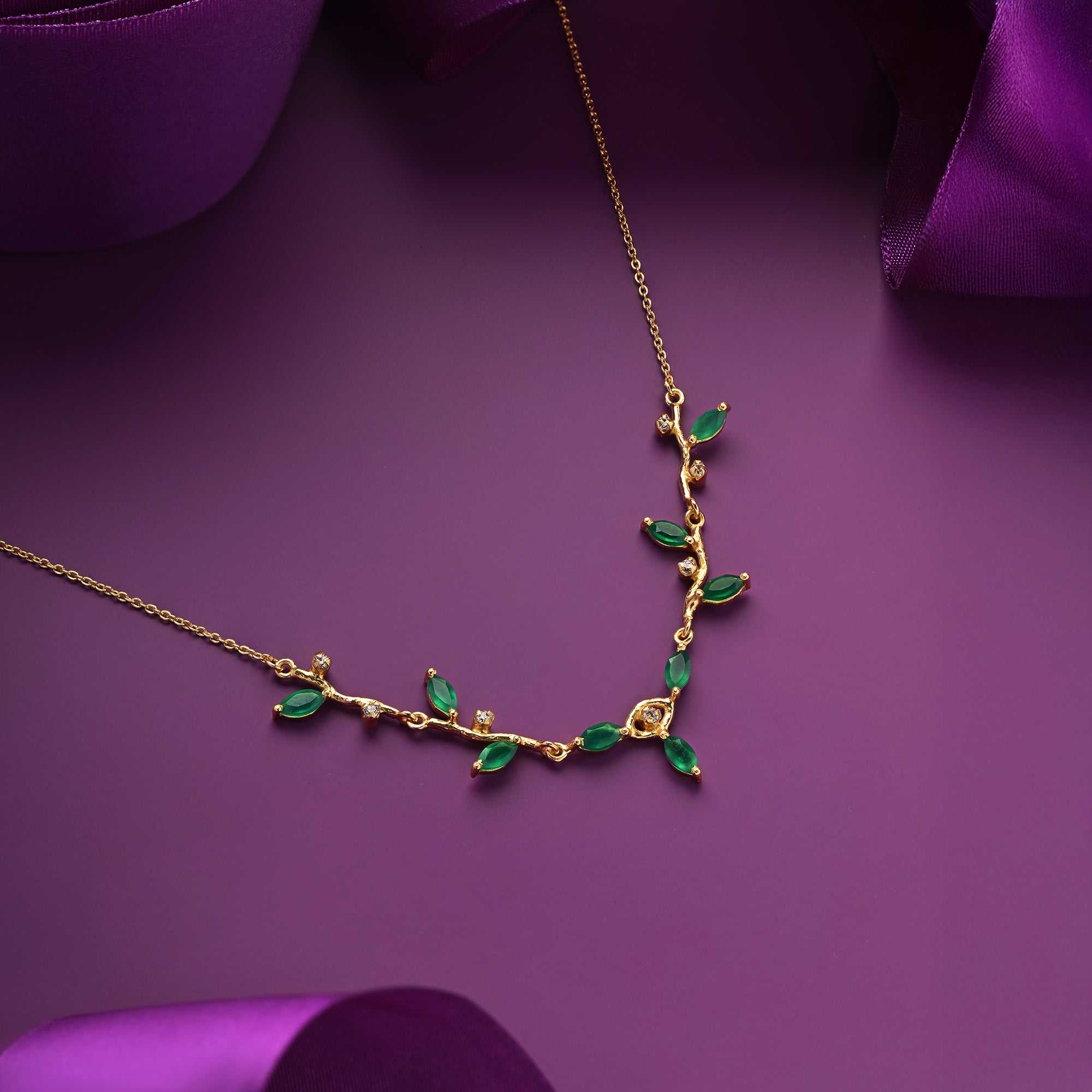 The Golden Reindeer Necklace