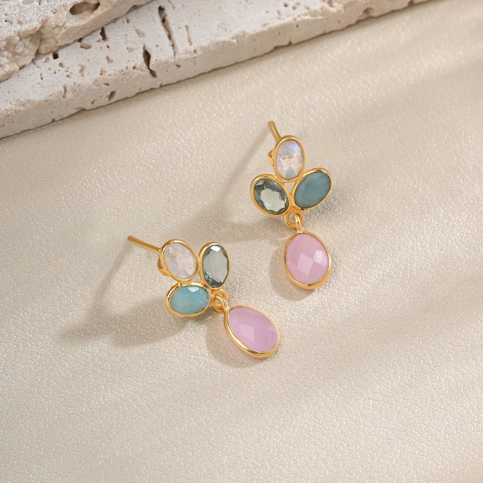The Pastel Bloom Drop Earrings