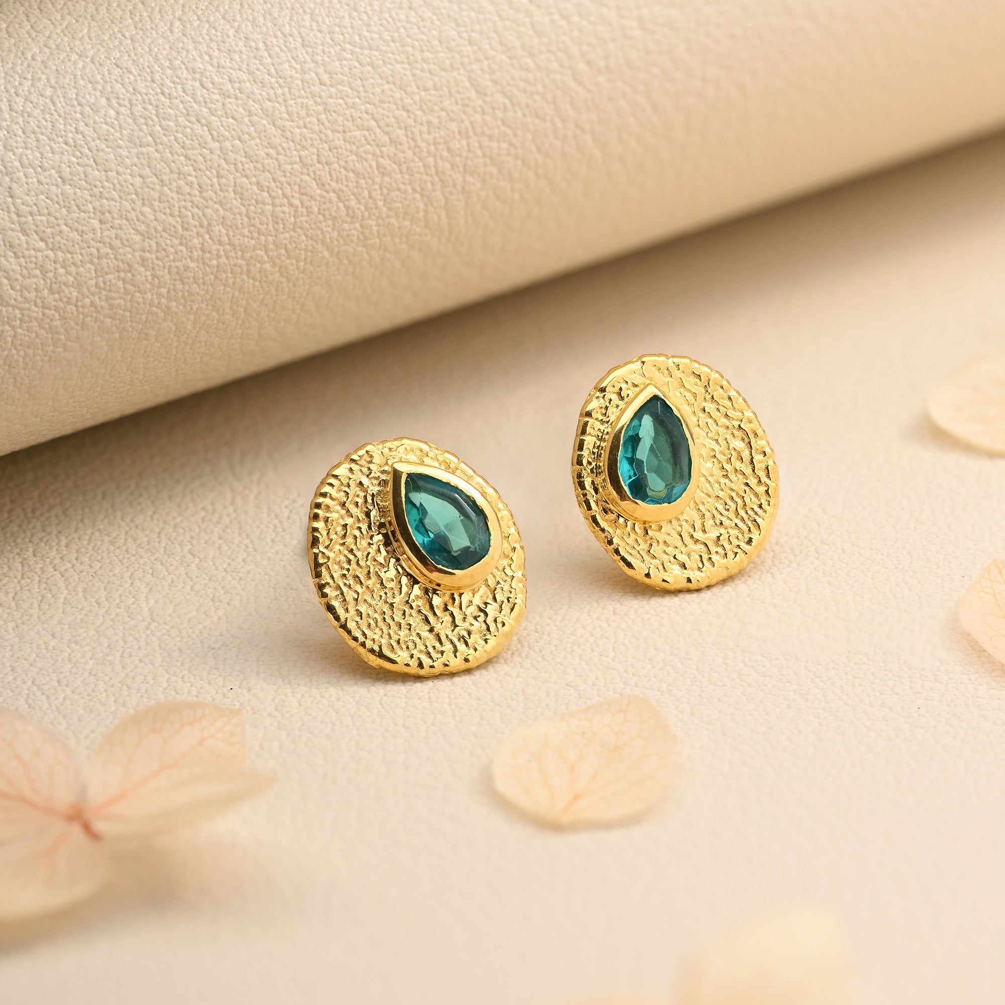 The Blue Drizzle Stud Earrings