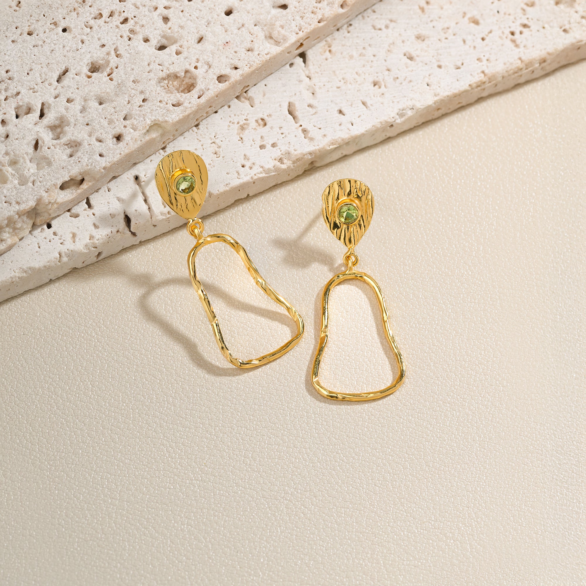 The Sage Radiance Drop Earrings