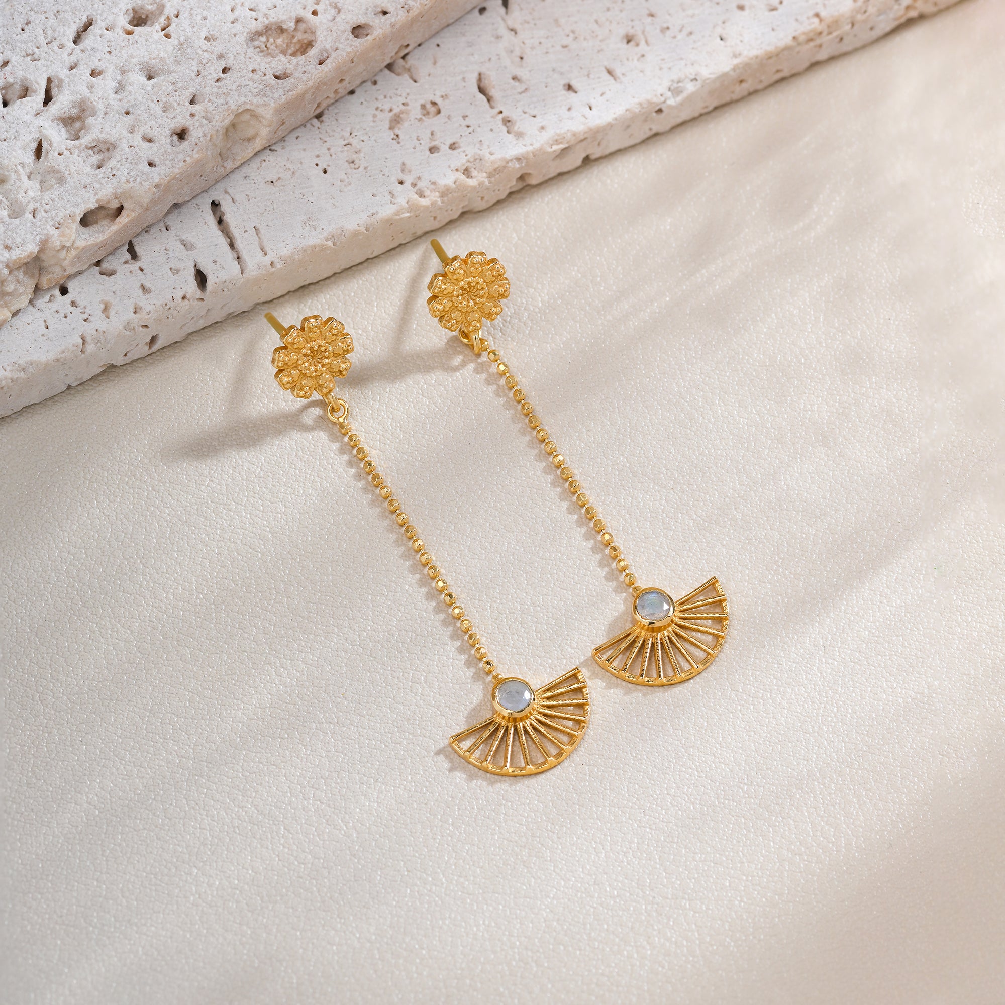 The Sundrop Silhouette Drop Earrings