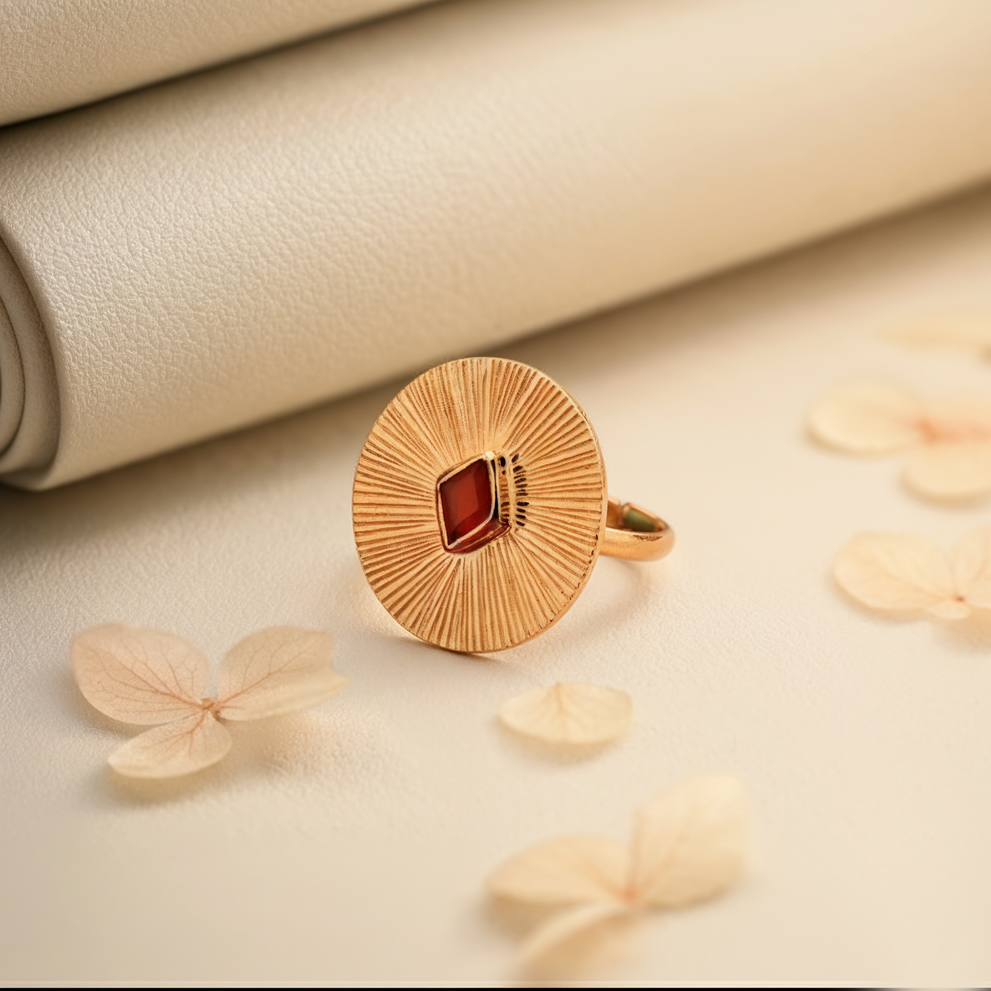 The Tangerine Prism Ring