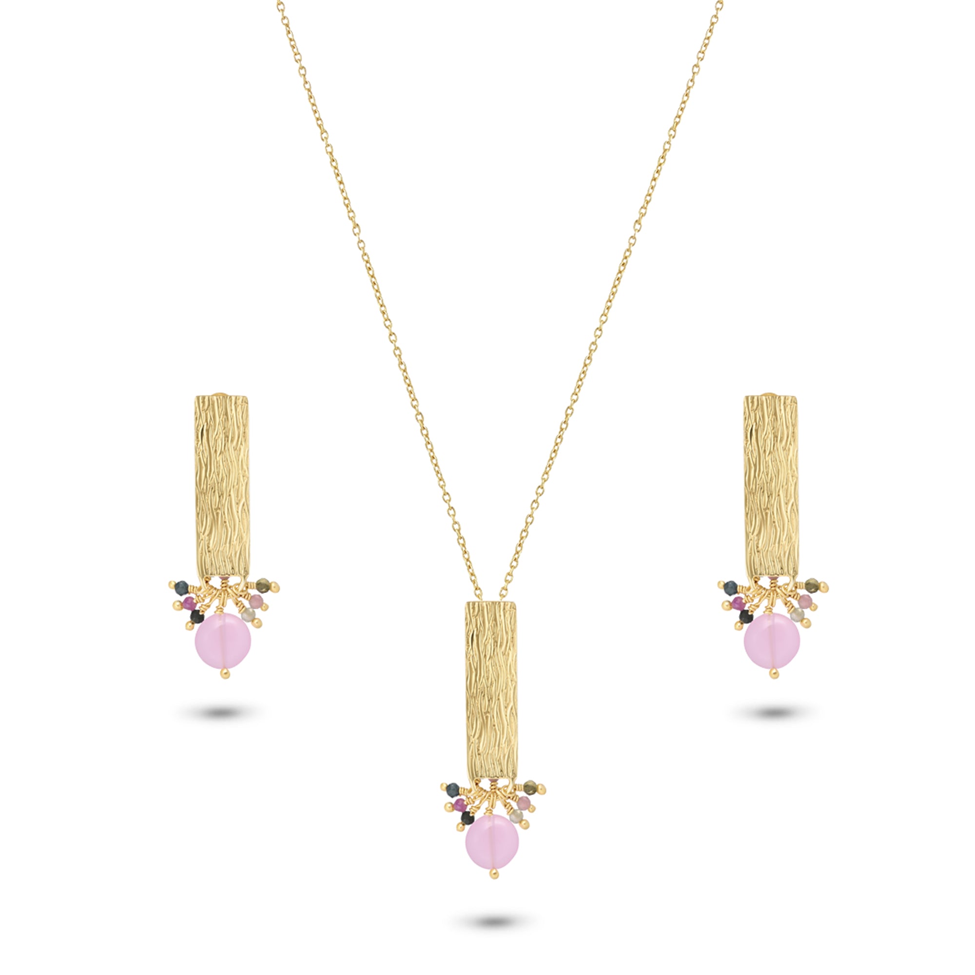 The Roseatte Drops Pendant Set